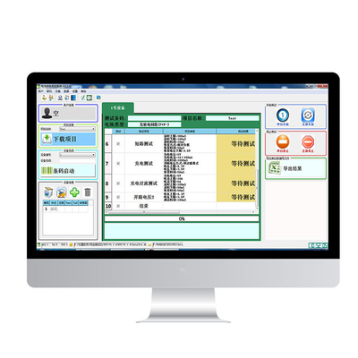 18650  건전지 팩 테스팅 기계 100V 120A 다중 기능성
