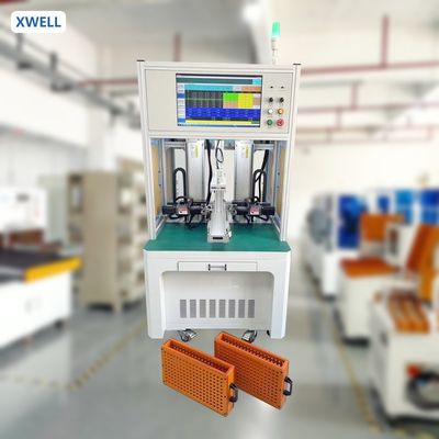 좋은 가격 18650 배터리 전극 잎을 위한 쌍면 스팟 용접 기계 온라인으로