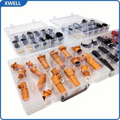 좋은 가격 High Voltage Connector 150A 200A 250A High-Voltage Energy Storage Connector for Battery Management Systems Lithium Battery (BMS) Copper Through-Wall Output Energy Storage Connector 온라인으로