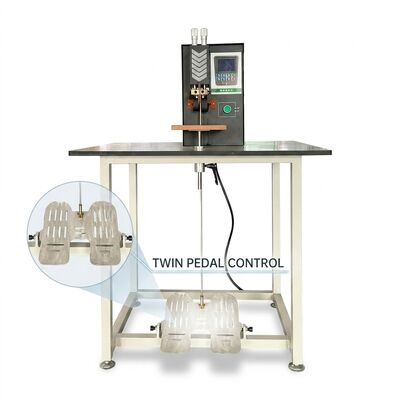 좋은 가격 Manual Battery Pack Welding Machine 5000A Inverter Spot Welder for 21700 Cell online